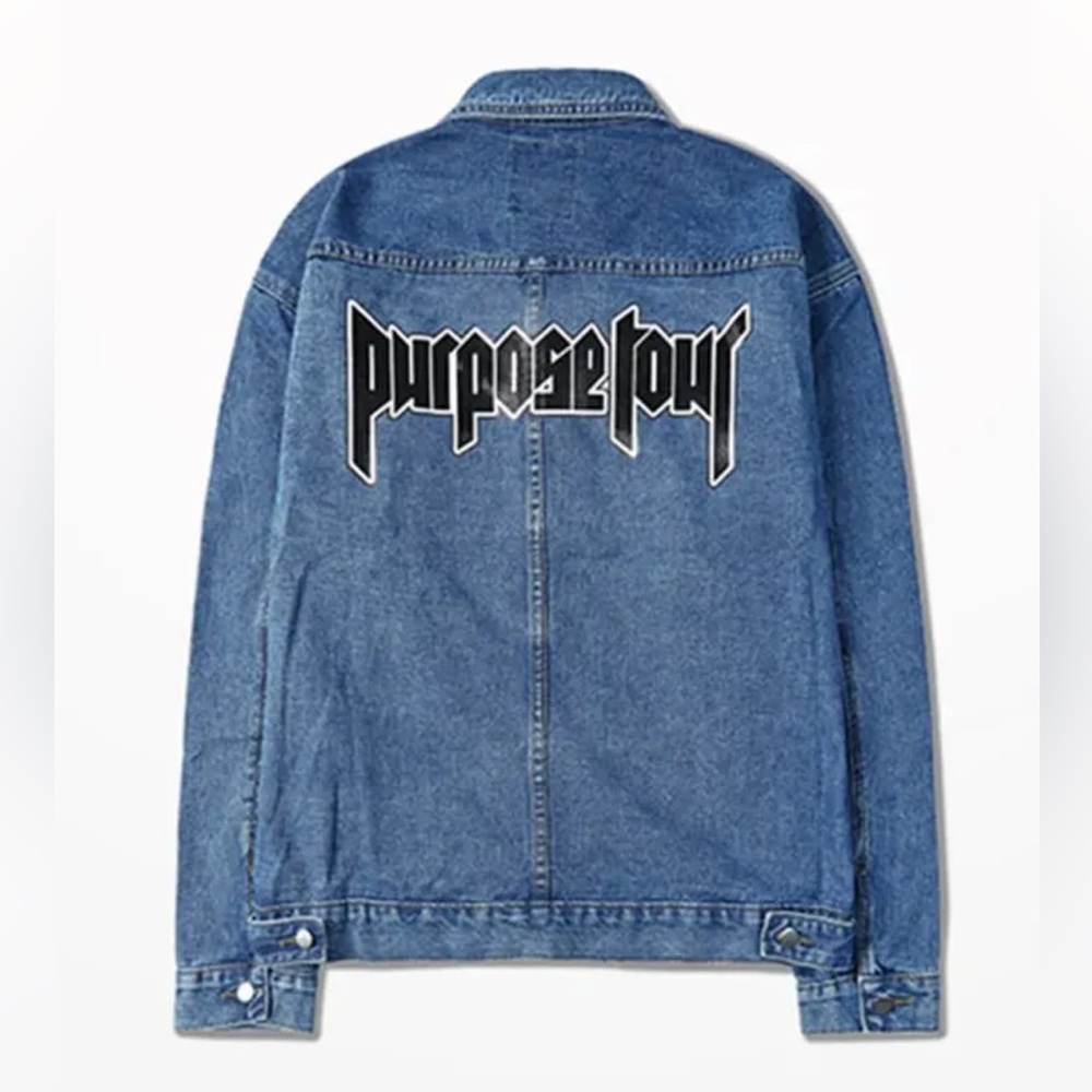 Justin Bieber Blue Denim Jacket